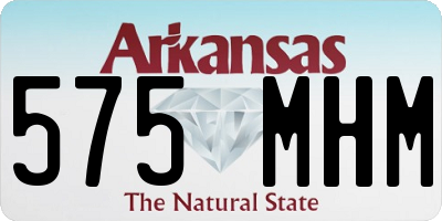 AR license plate 575MHM