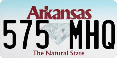 AR license plate 575MHQ