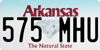 AR license plate 575MHU