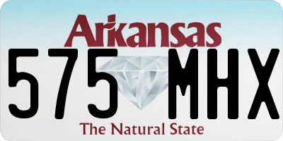 AR license plate 575MHX