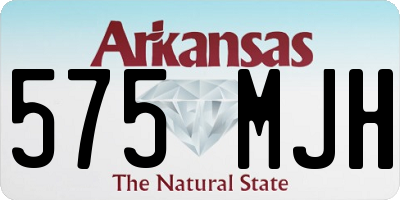 AR license plate 575MJH