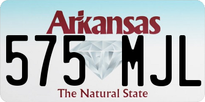 AR license plate 575MJL
