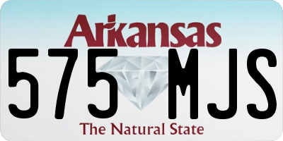 AR license plate 575MJS