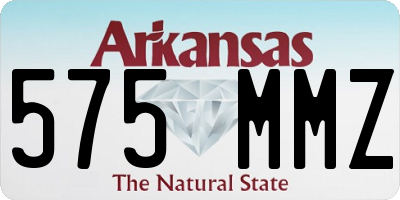 AR license plate 575MMZ