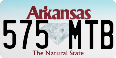 AR license plate 575MTB