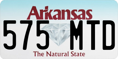 AR license plate 575MTD