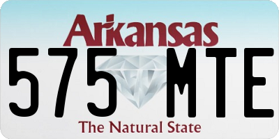 AR license plate 575MTE