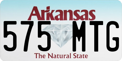 AR license plate 575MTG