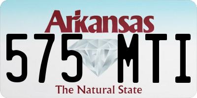 AR license plate 575MTI