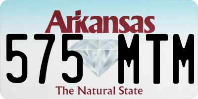 AR license plate 575MTM