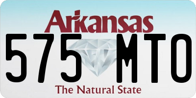 AR license plate 575MTO