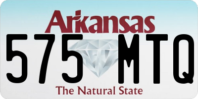 AR license plate 575MTQ