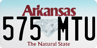 AR license plate 575MTU