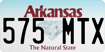 AR license plate 575MTX
