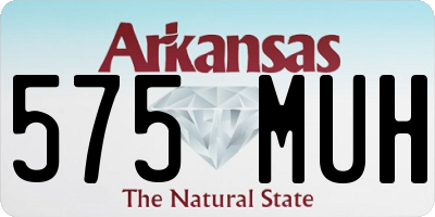 AR license plate 575MUH
