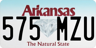AR license plate 575MZU