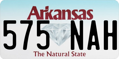 AR license plate 575NAH