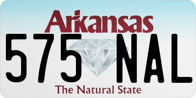 AR license plate 575NAL