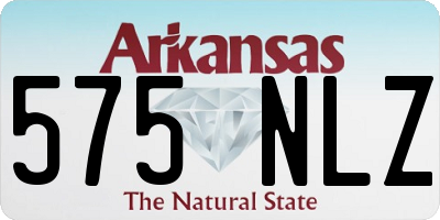 AR license plate 575NLZ
