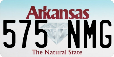 AR license plate 575NMG