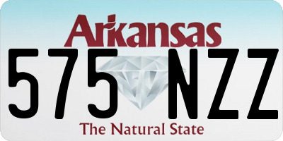 AR license plate 575NZZ