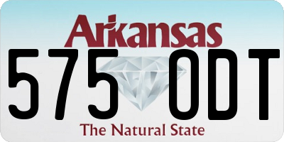 AR license plate 575ODT