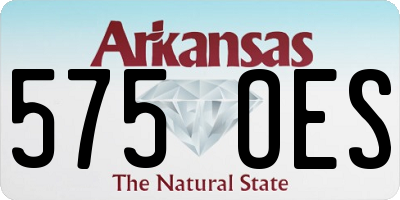 AR license plate 575OES