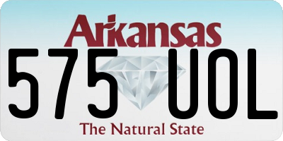 AR license plate 575UOL