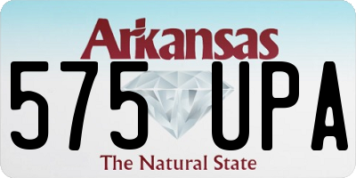 AR license plate 575UPA