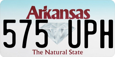 AR license plate 575UPH