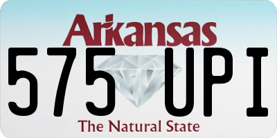 AR license plate 575UPI