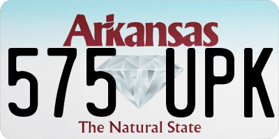 AR license plate 575UPK