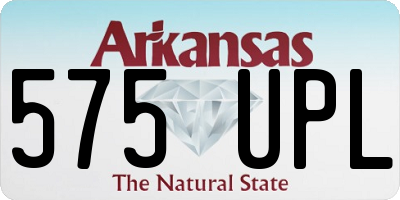 AR license plate 575UPL