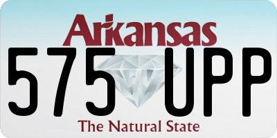 AR license plate 575UPP