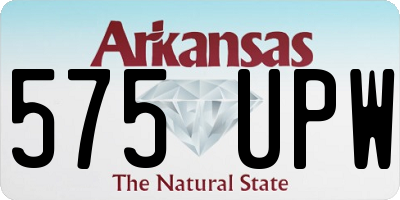 AR license plate 575UPW