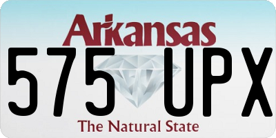 AR license plate 575UPX