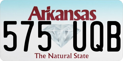 AR license plate 575UQB