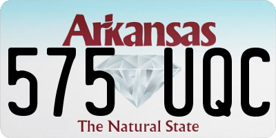 AR license plate 575UQC