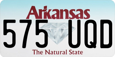 AR license plate 575UQD
