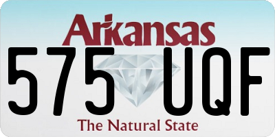 AR license plate 575UQF