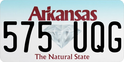 AR license plate 575UQG