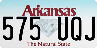 AR license plate 575UQJ