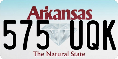 AR license plate 575UQK
