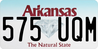 AR license plate 575UQM