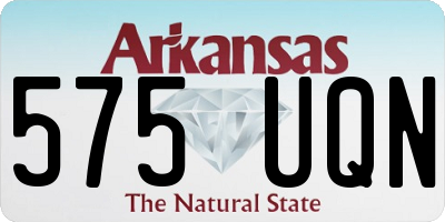 AR license plate 575UQN