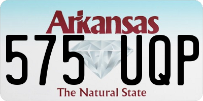 AR license plate 575UQP