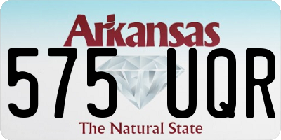 AR license plate 575UQR