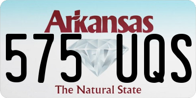AR license plate 575UQS