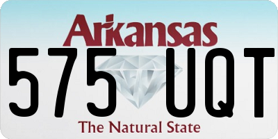 AR license plate 575UQT