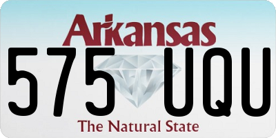 AR license plate 575UQU